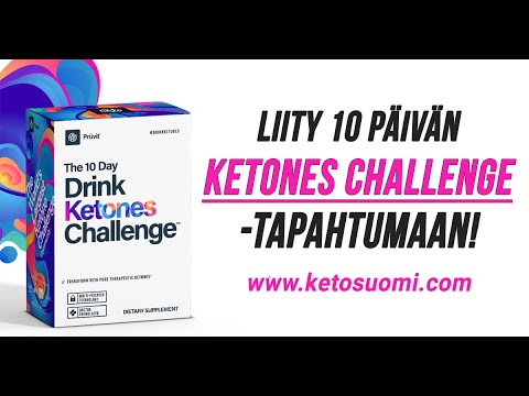 Drink Ketones Challenge - Transformaatio 10 päivässä